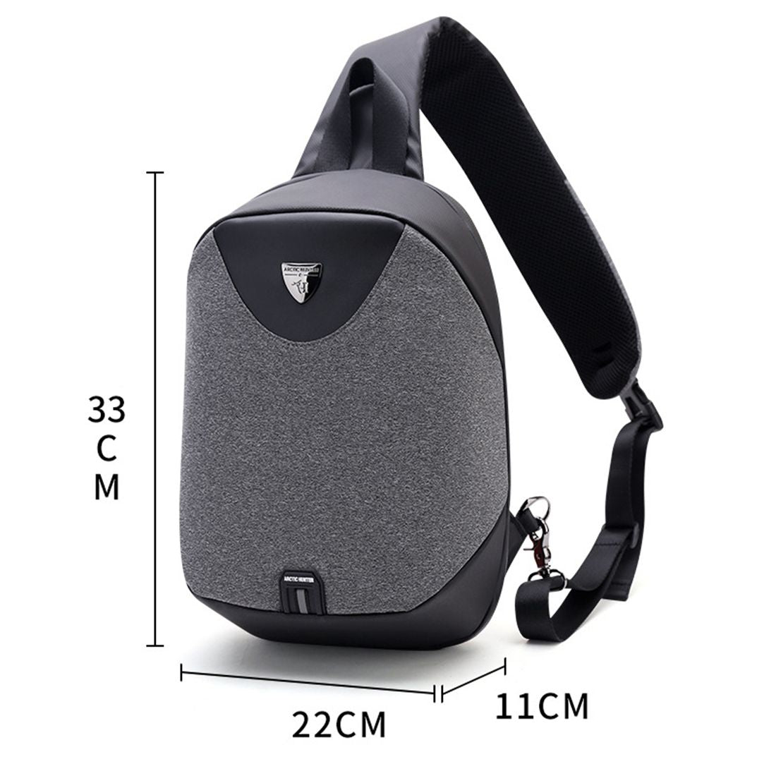 new men's fashion sports anti-theft chest bag shoulder Messenger bag outdoor sports riding bag - ebowsos