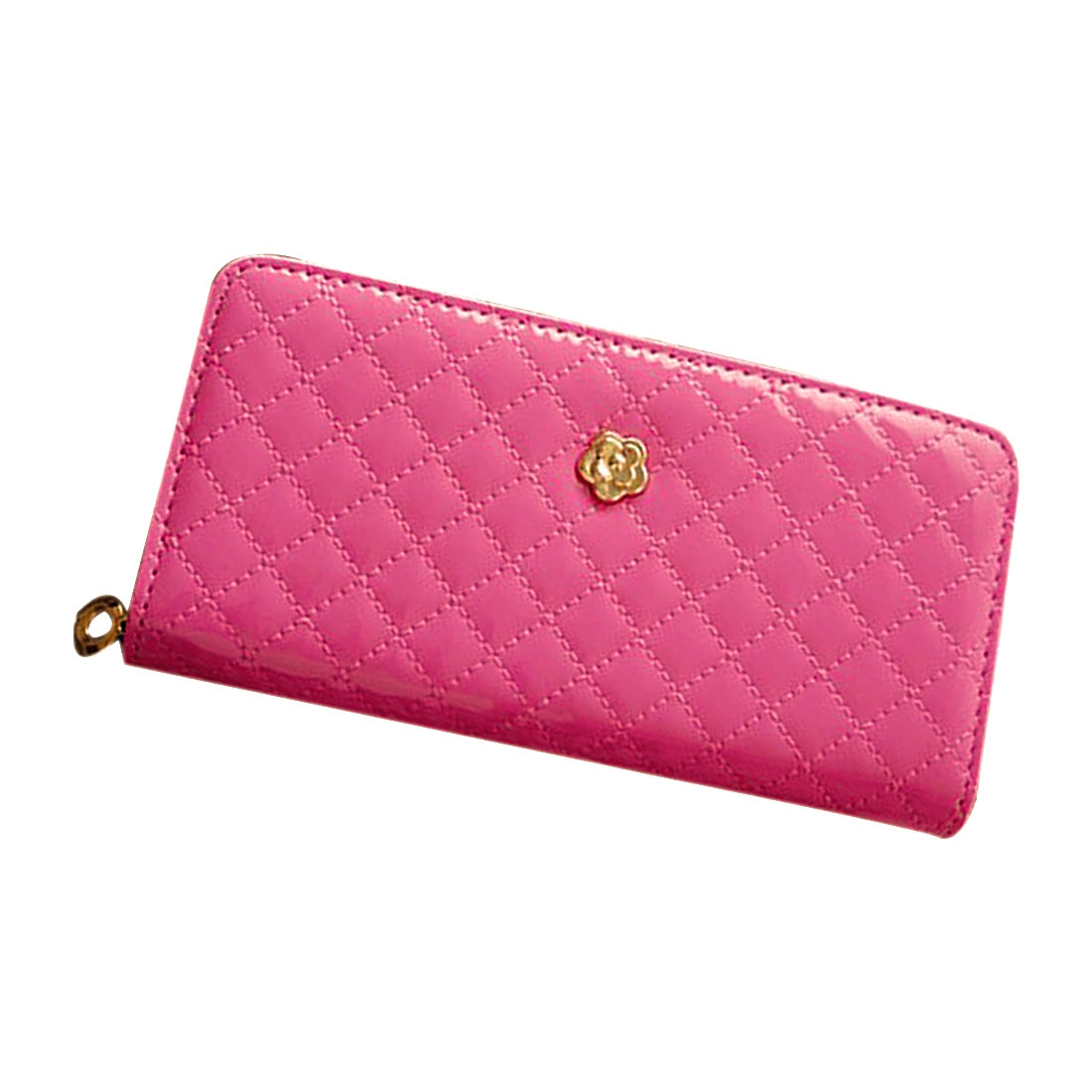 women quilted long wallet crown purse women Wallets With Coin Bag - ebowsos