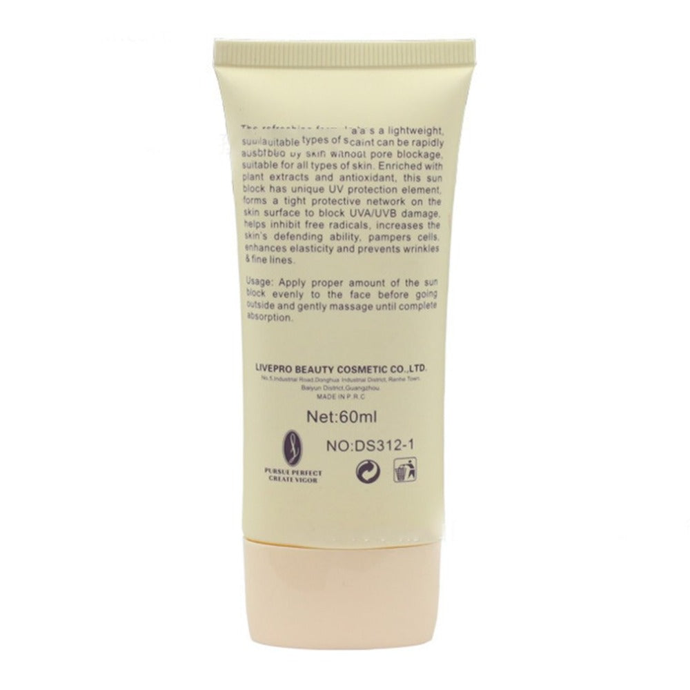 Facial Body Sunscreen Cream Oil-control SPF 50 Foundation Effect UV Radiation Sun Protective Sunblock Cream Beauty Skin Care - ebowsos