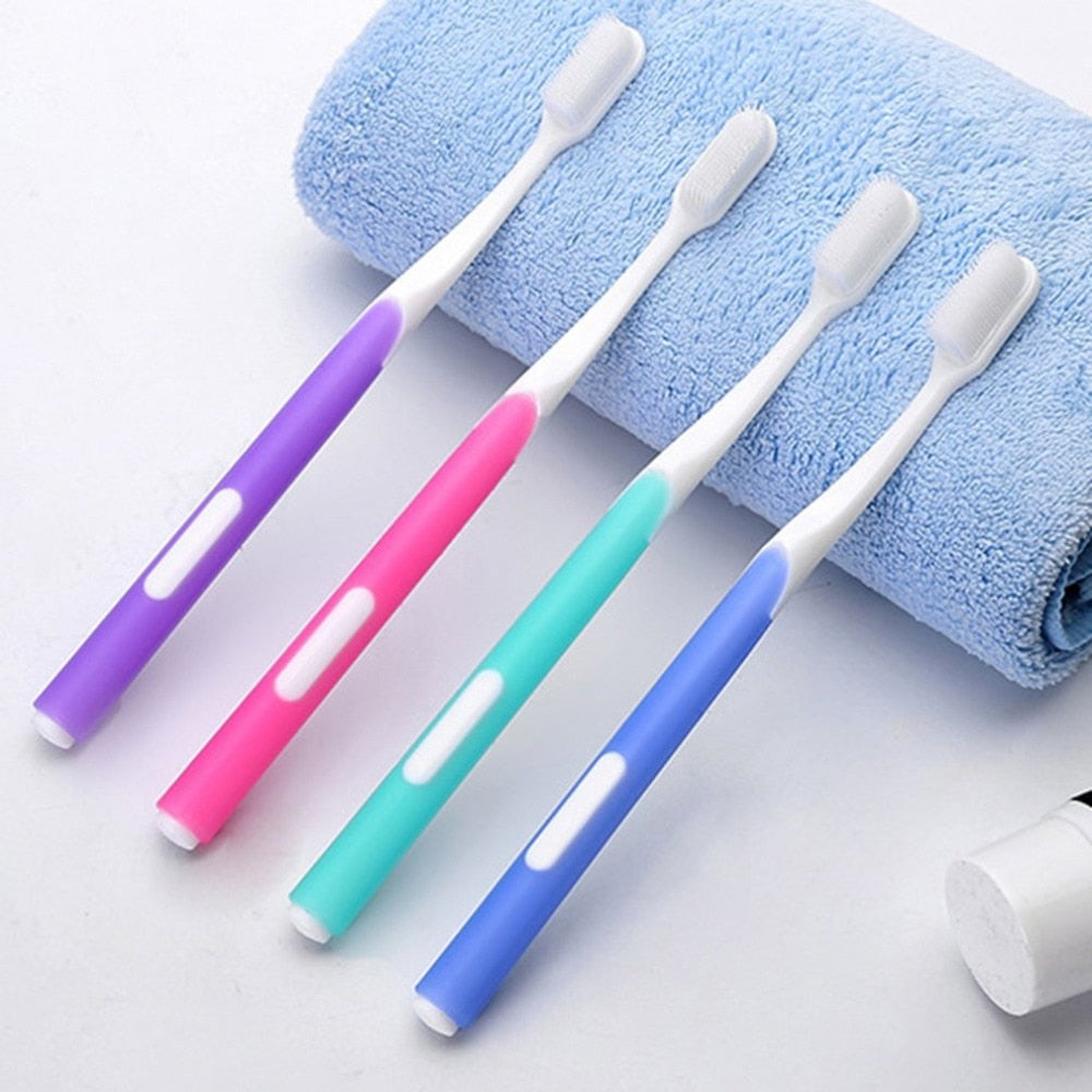 Family Suit Ankle Brush Silk Oral Cleaning Couples Toothbrush 1 x Adult Toothbrush( deliver at random-single/double) - ebowsos