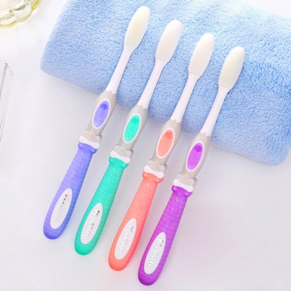 Family Suit Ankle Brush Silk Oral Cleaning Couples Toothbrush 1 x Adult Toothbrush( deliver at random-single/double) - ebowsos