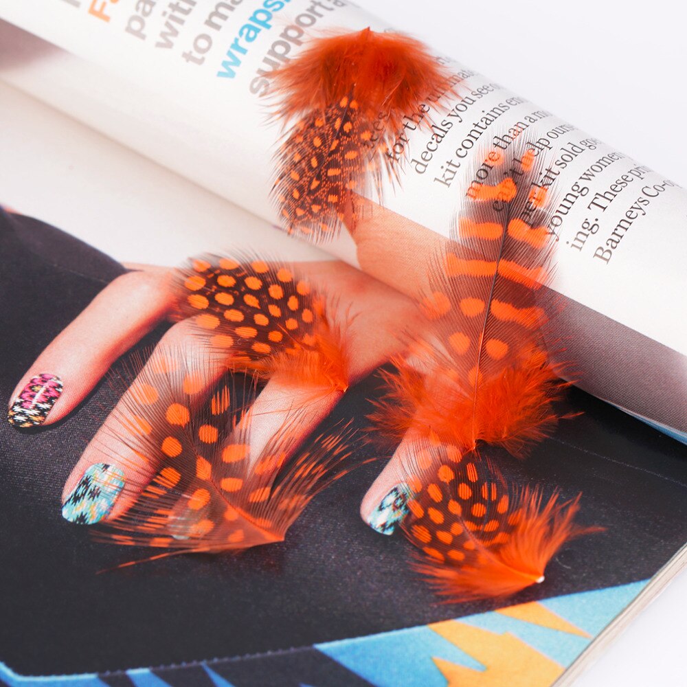Fashion Feather Nail Art Water Transfer Decals Sticker French Tips Decor Drop Shipping - ebowsos