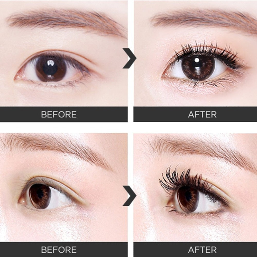 Fashion Fiber Eye Lashes Eyelash Mascara Extension Waterproof Makeup Cosmetics is Not Easy To Decolor - ebowsos