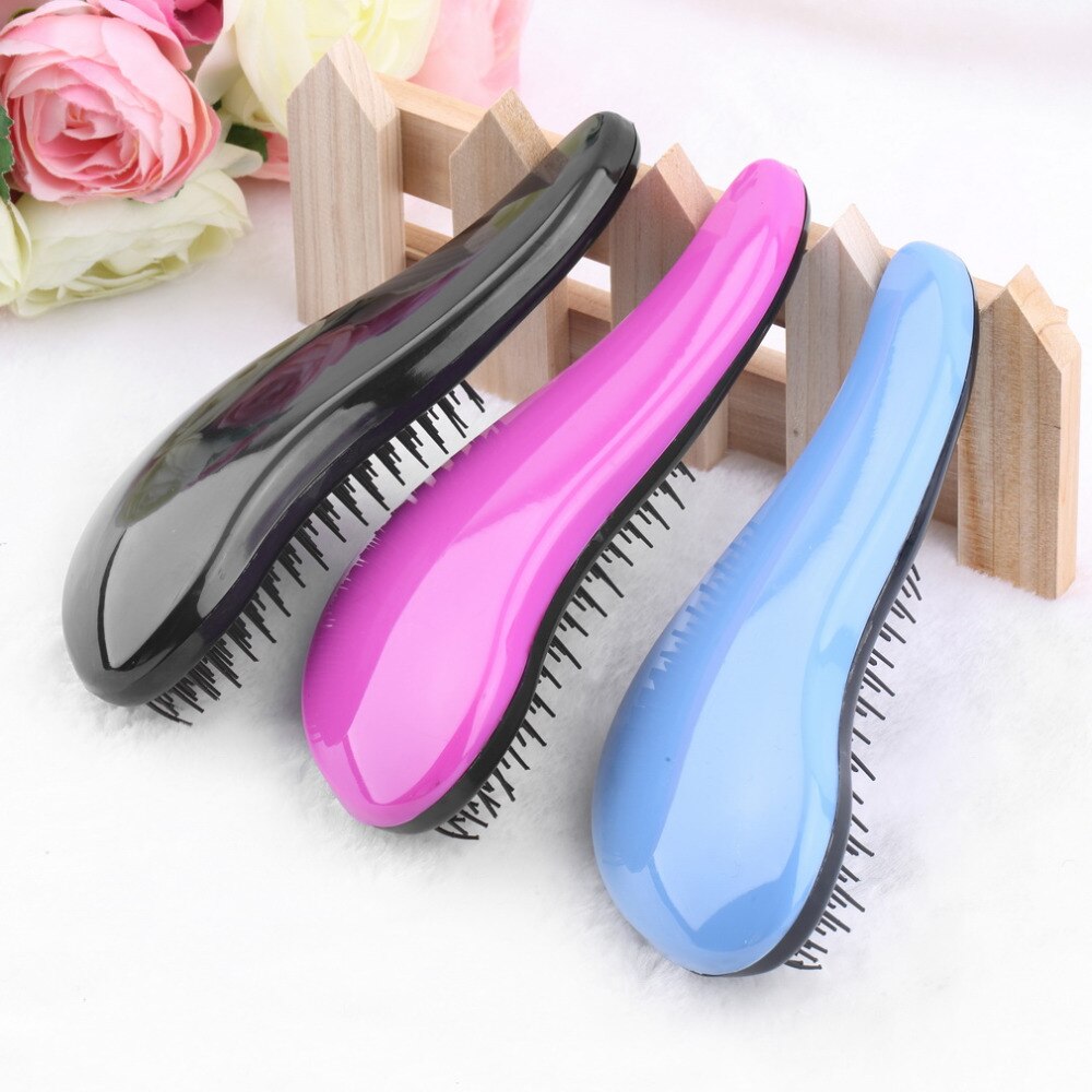 Fashion Hair Brush Combs Magic Detangling Handle Tangle Shower Hair Brush Comb Salon Styling Tamer Tool - ebowsos