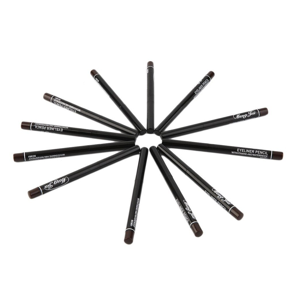 Fashion Makeup Eyeliner Waterproof Liquid Beauty Cosmetics Eye Liner Pen Pencil Long-lasting Black/Coffee Color - ebowsos