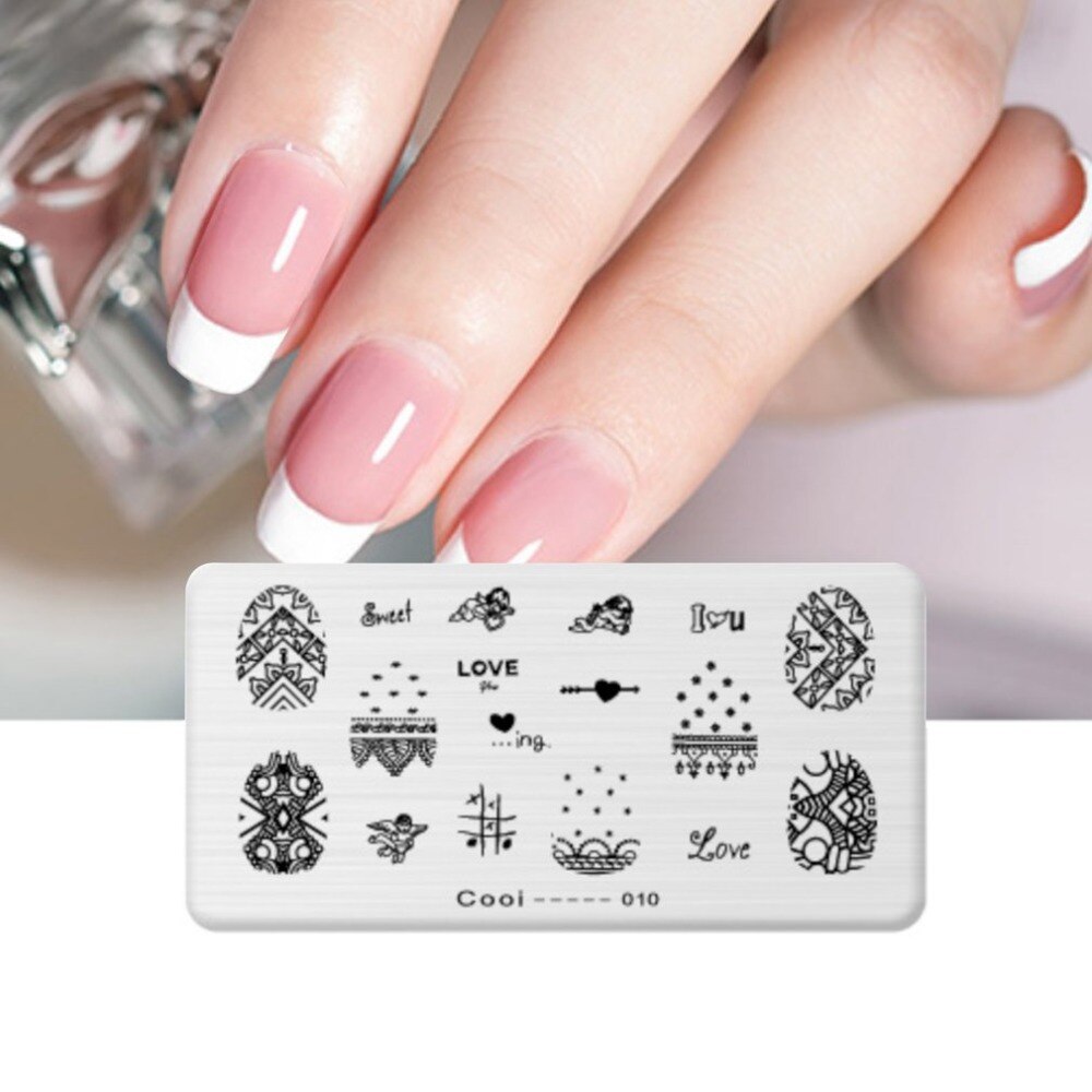 Fashionable DIY Multielement Nail Stamping Plates Fashion Templates for Polish Nail Stamp Nail Decorations - ebowsos