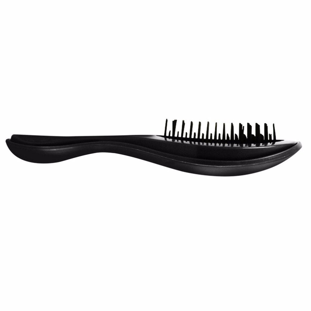 Fashionable Hair Massage Combs Professional Hair Exquisite Beauty Hairdressing Curling Comb Salon Home Use Tools pink/black - ebowsos