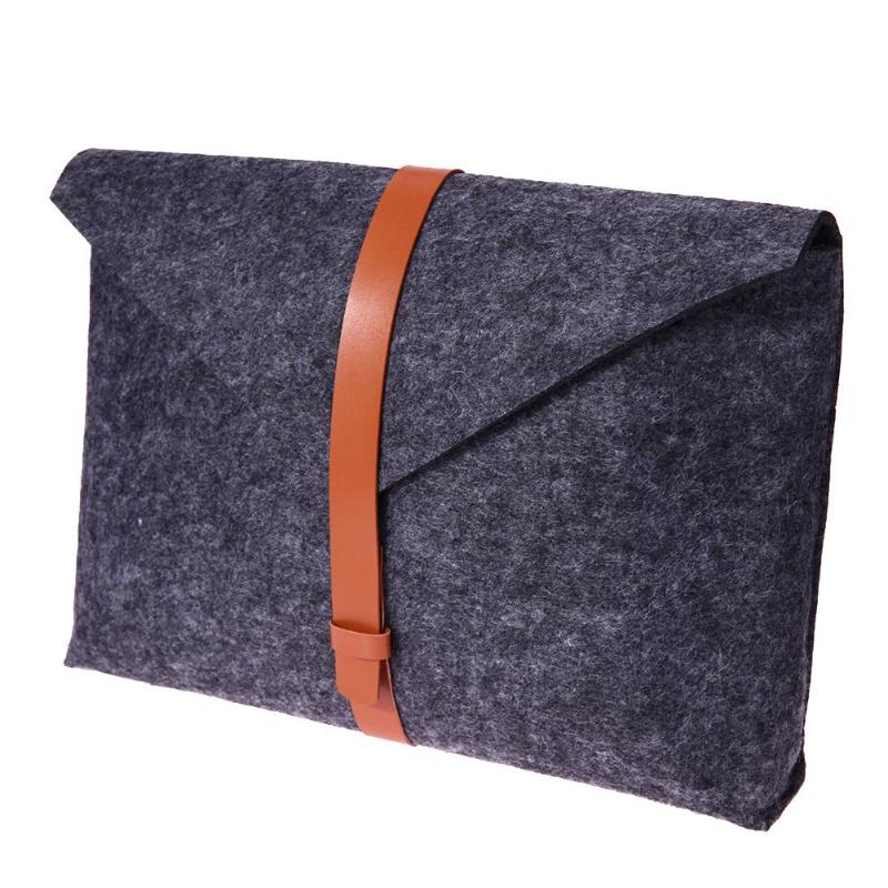 Felt Laptop Inner Bag Notebook Case Soft Protective Sleeve Anti-scratch Cover Pouch for 11" Tablet PC Pads for MacBook - ebowsos