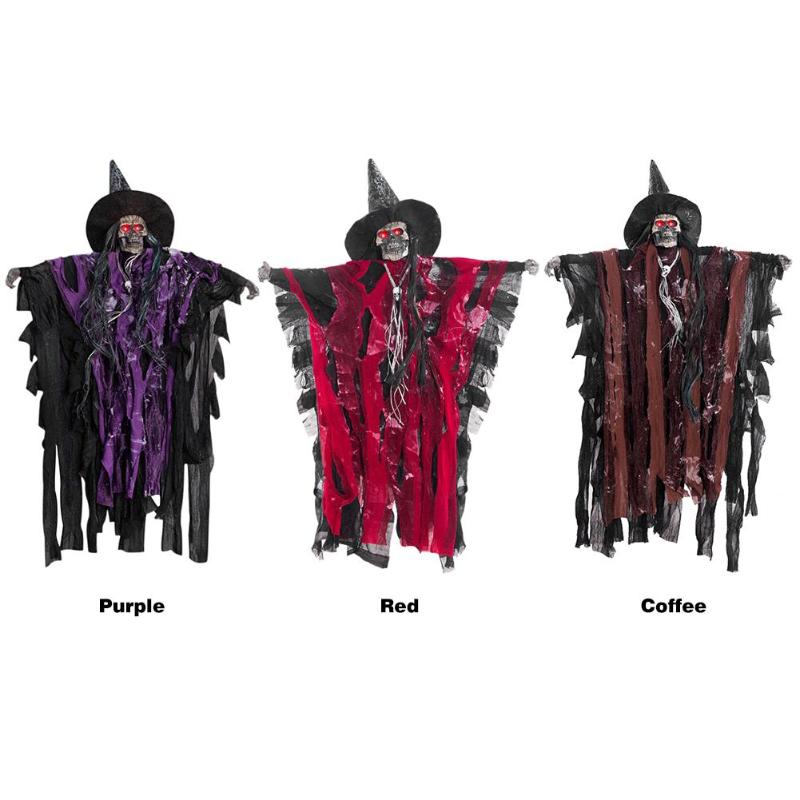 Festival Ghost Pendant Halloween Party Bar Horror Witch Hanging Ornaments Horror decoration Halloween supply - ebowsos