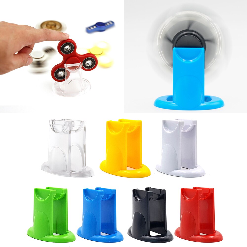 Fidget Spinner Holder New Design For Hand Spinner Antistress Toy Holder EDC Finger Spiner Gyro Mount 7 Colors Free Shpping-ebowsos