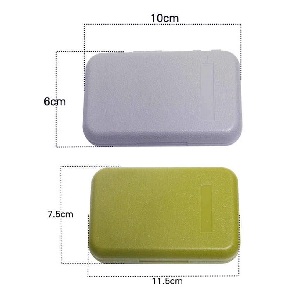 Fishing Tackle Box Double Side Foam Storage Boxes Waterproof ABS Plastic Fly Fishing Lure Bait Hook Tackle Case Size S/L-ebowsos