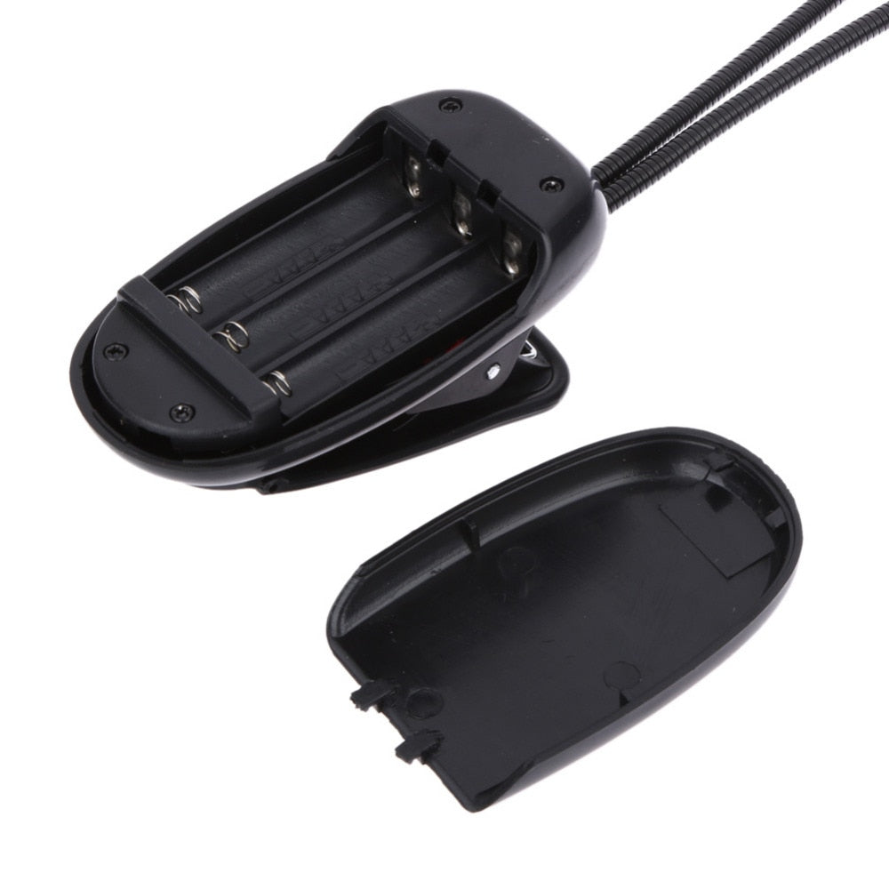 Flexible 4 LED Table Lamp With Clip USB Plug Power Supply LED Desk Night Lighting for Reading Laptop PC Computer - ebowsos