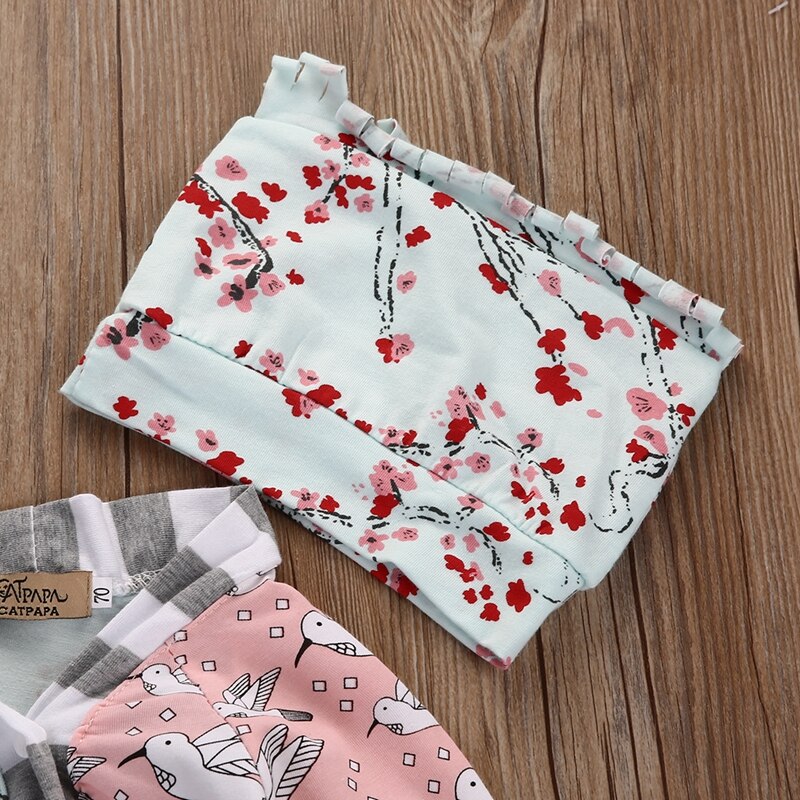 Floral Baby Girls Clothes Newborn Baby Girl Romper Clothes Floral One Piece Romper Jumpsuit Home Outfits - ebowsos