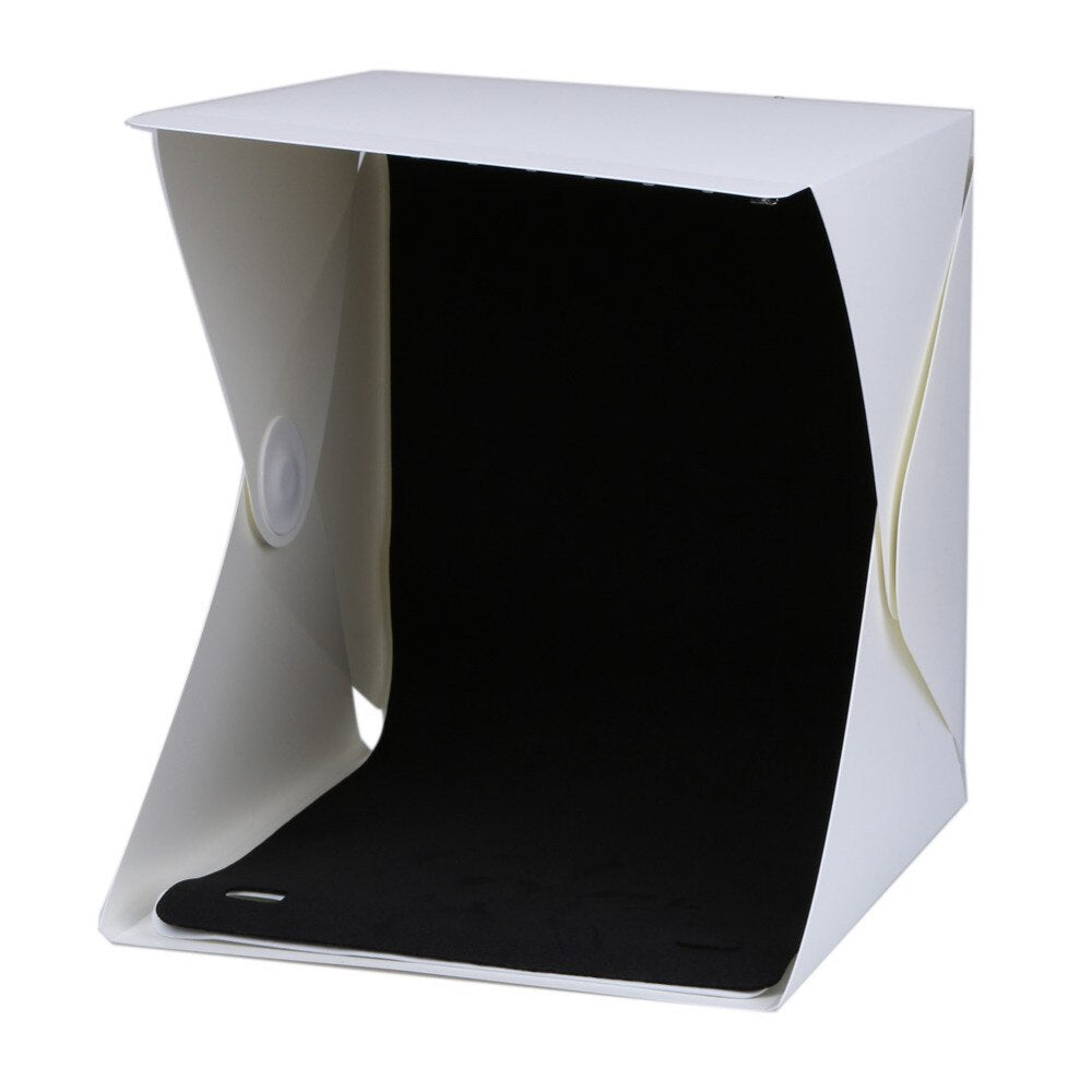 Foldable Studio Box Portable Mini Folding Photo Studio Box Photography Backdrop Softbox USB LED Light Desktop Backgound - ebowsos
