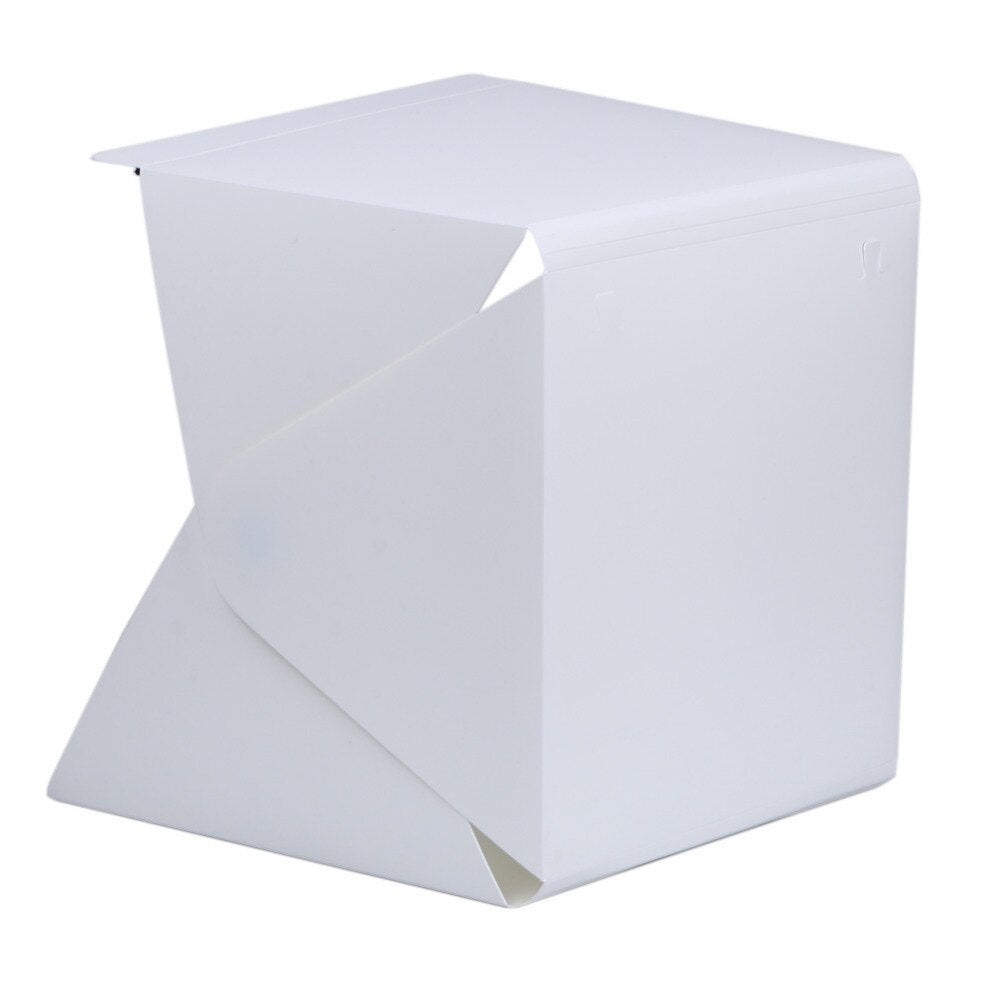 Foldable Studio Box Portable Mini Folding Photo Studio Box Photography Backdrop Softbox USB LED Light Desktop Backgound - ebowsos