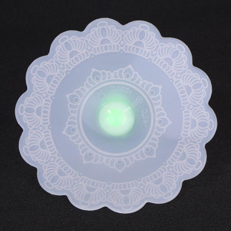 Food Silicone Cup Cover Fruit Heat-resistant Coffee Sealed Lid Kitchen Tool Anti-skid Effect Heat Resistance Dropshipping - ebowsos