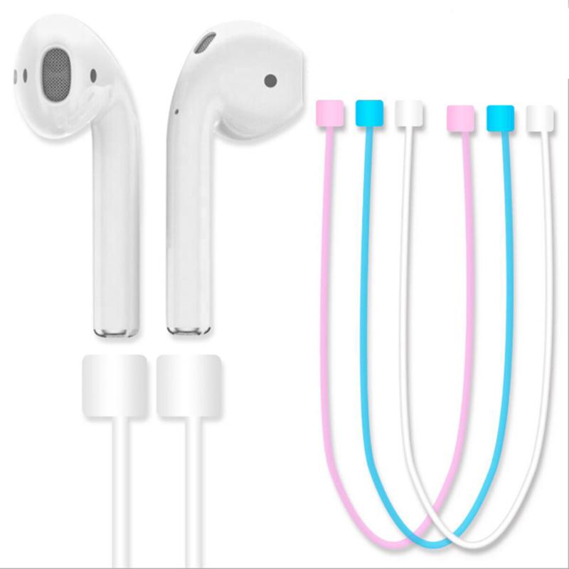 For Bluetooth Headphones Sports Silicone Wire Anti Lost Rope  for iPhone 7 Plus Air Pods - ebowsos