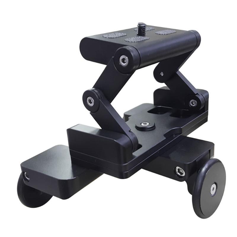 For GoPro Acc Foldable Tricycle Rail Cars 1/4'' Screw Mount Plate for DSLR Camera Gopro - ebowsos