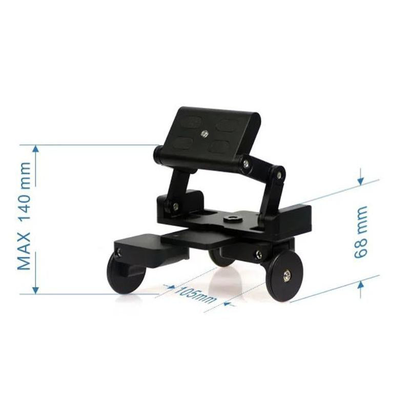 For GoPro Acc Foldable Tricycle Rail Cars 1/4'' Screw Mount Plate for DSLR Camera Gopro - ebowsos