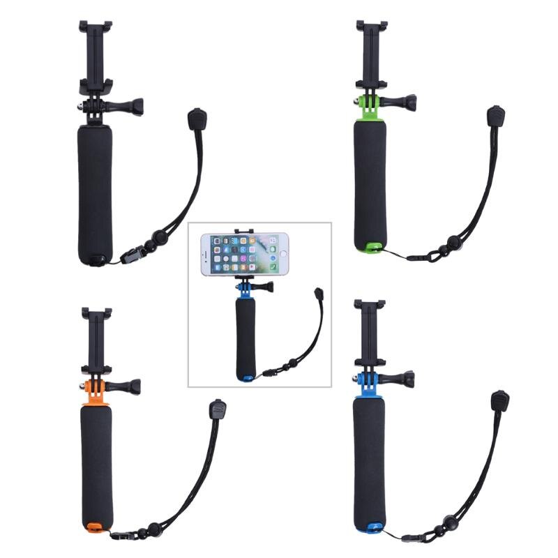 For GoPro Action Camera Floating Hand Grip Float Bobber Stick LED Flashlight Handle Holder For Gopro hero 4 5 for SJCAM SJ4000 - ebowsos