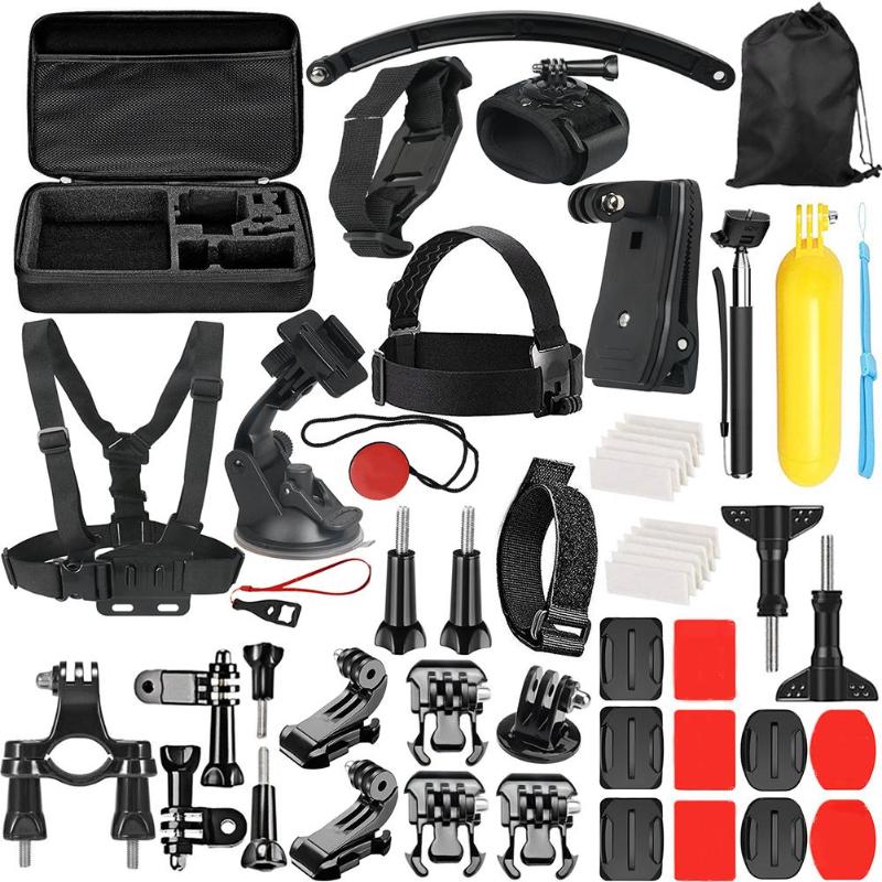 For GoPro Hero 49 in 1 Action Camera Waterproof Case Chest Strap Accessory Kit for GoPro Hero 6 5 4 3+ 3 2 1 Hero Session Hot - ebowsos