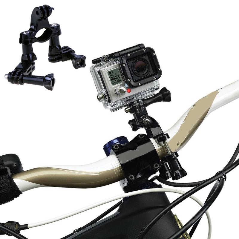 For GoPro Holder Bicycle Bike Motorcycle Handlebar Handle Bar Camera Mount Holder Tripod Mount Adapter For GoPro Hero 1 2 3 3+ 4 - ebowsos