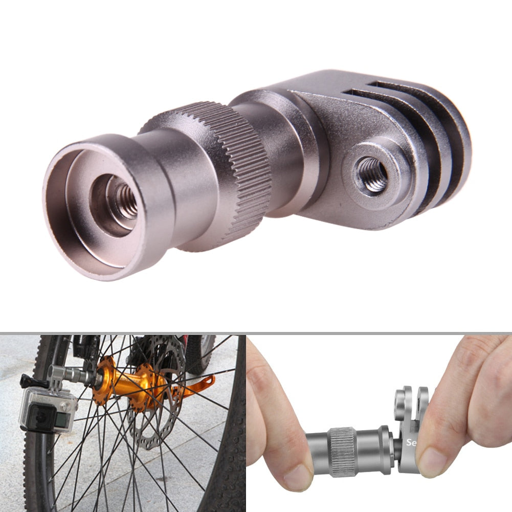 For Gopro Acition Camera Accessories Bike Bicycle Wheel Hub Three Prong Adapter Mount for GoPro Action Camera - ebowsos
