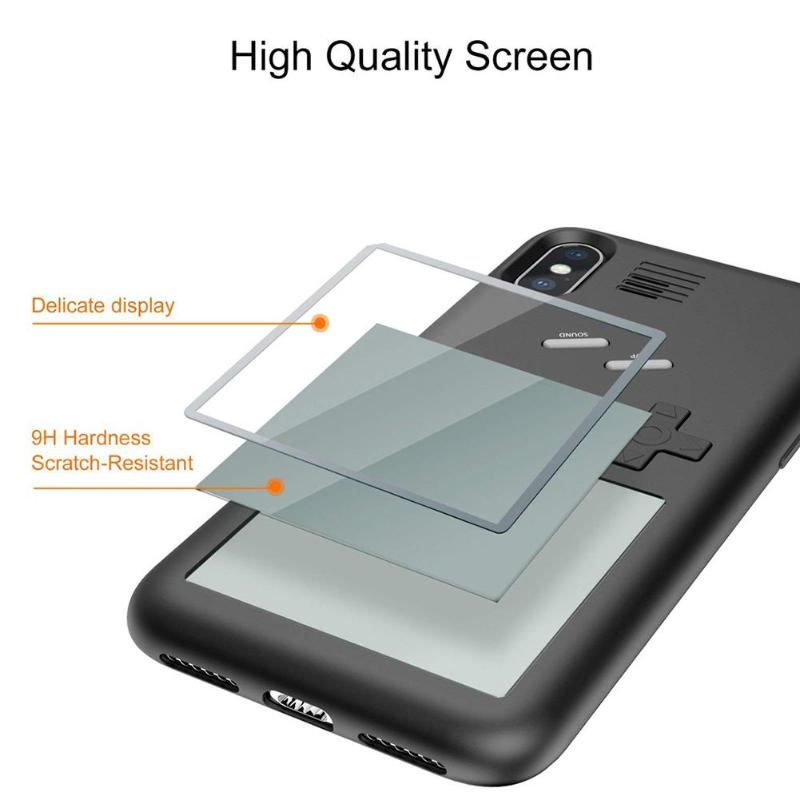 For Ninetendo Tetris Gameboy Phone Case Soft Edge Game Console Protective Back Cover Shell for iPhone 7 8 7P 8P X High Quality - ebowsos