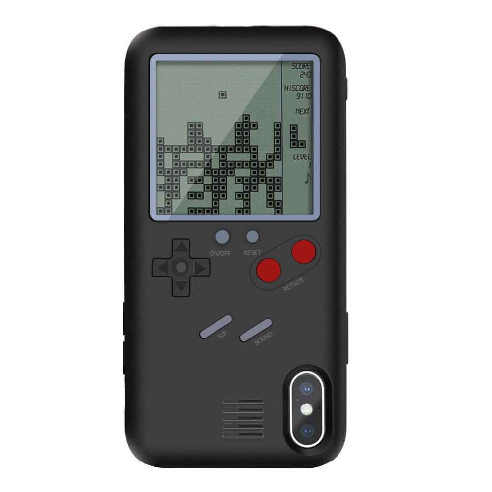 For Ninetendo Tetris Gameboy Phone Case Soft Edge Game Console Protective Back Cover Shell for iPhone 7 8 7P 8P X High Quality - ebowsos