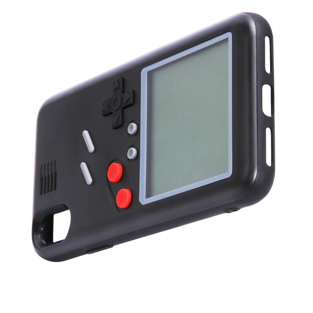 For Ninetendo Tetris Gameboy Phone Case Soft Edge Game Console Protective Back Cover Shell for iPhone 7 8 7P 8P X High Quality - ebowsos