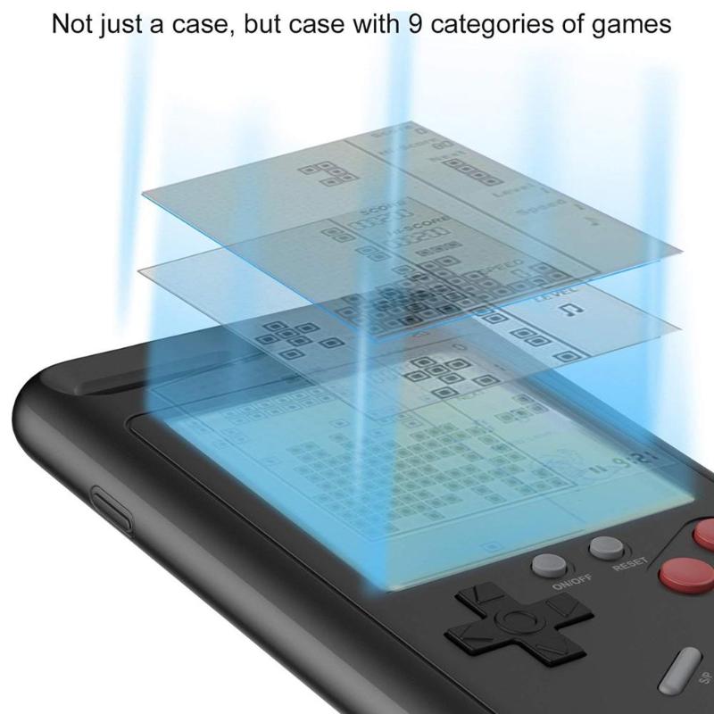 For Ninetendo Tetris Gameboy Phone Case Soft Edge Game Console Protective Back Cover Shell for iPhone 7 8 7P 8P X High Quality - ebowsos