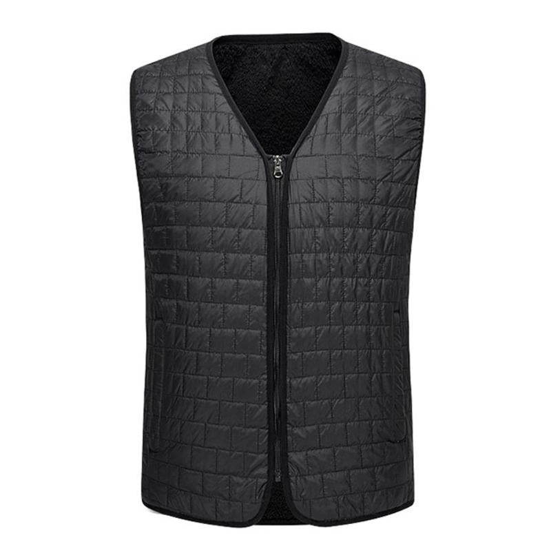 For Outdoor Cycling Winter Outdoor USB Infrared Heating Vest Electric Heated Waistcoat for Camping Hiking Cycling-ebowsos