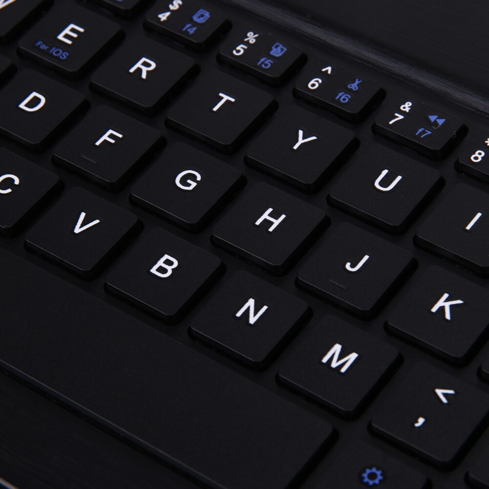 For iPad air/air 2 iPad Pro 9.7 Case Detachable Ultra Thin PU Leather Wirelss Bluetooth Keyboard Keypad Case Cover + USB Cable - ebowsos