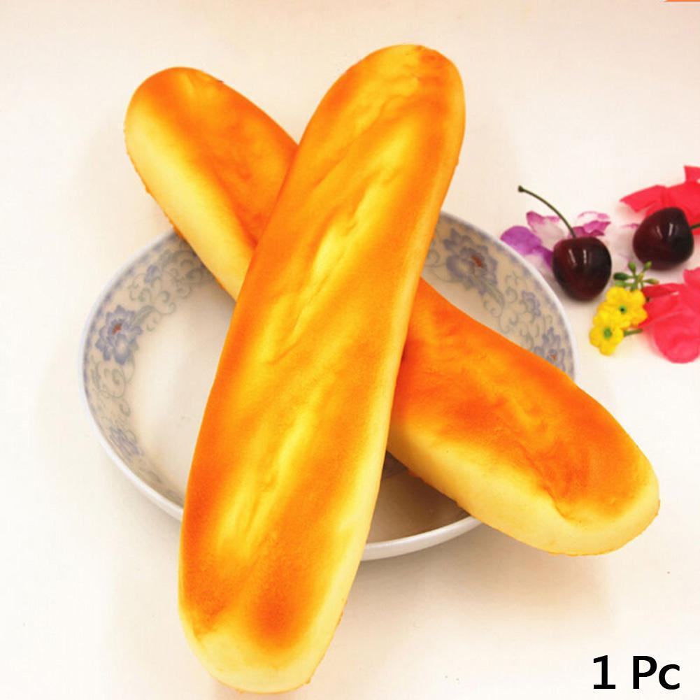 French Baguettes Cute Squeeze Rising Cute Phone Straps Lovely Squeeze Stress Kids Gift Pillow Loaf Cake Bread Toy Charms-ebowsos