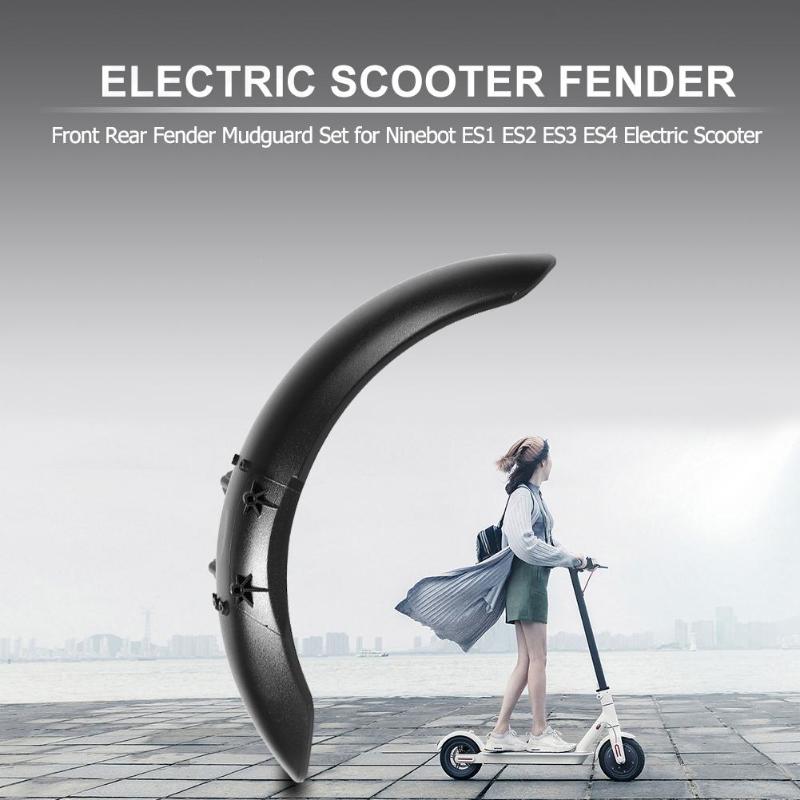 Front Rear Fender Mudguard Set Electric Scooter Tire Tyre Splash Fender for Ninebot ES1 ES2 ES3 ES4 Electric Scooter Accessory-ebowsos