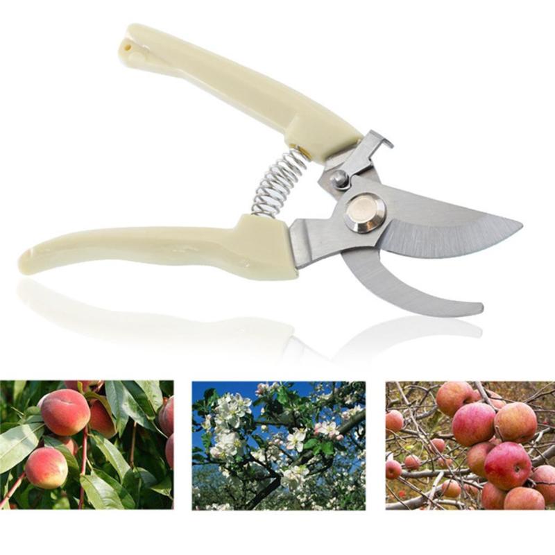 Fruit Tree Pruning Shears Anti-rust and Anti-corrosion Feeling Comfortable Spring Steel Pruners Garden Scissors Grafting Tool - ebowsos