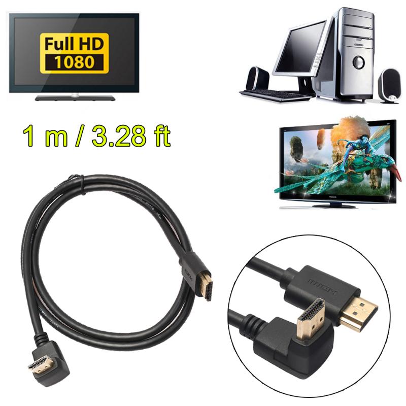 Full HD 1080P 1M 270 Degree HDMI Cable Male To Male 1.4 Version HDMI Cable for HDTV PC Compter Camera for XBOX for PS3 - ebowsos