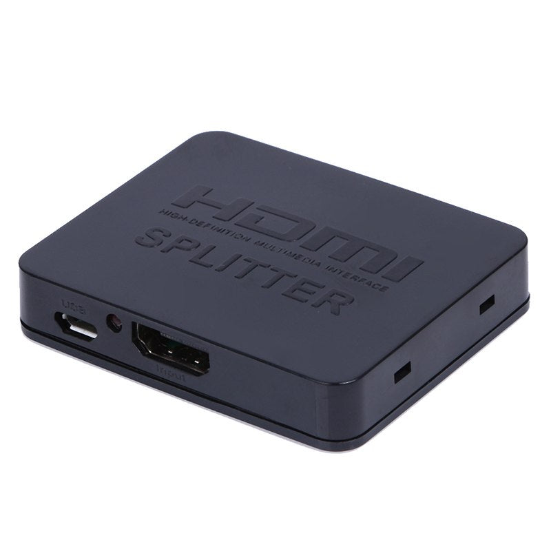 Full HD 1080p Ultra HD 4K HDMI Splitter 3D Video HDMI Switch Switcher 1X2 Split 1 in 2 Out Amplifier Dual Display - ebowsos
