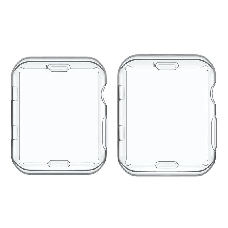 Full Screen Soft TPU Clear Slim Protectve Case Cover 38/42mm for Apple Watch Case Frame Housing for Apple Watch Series 1/2/3 New - ebowsos