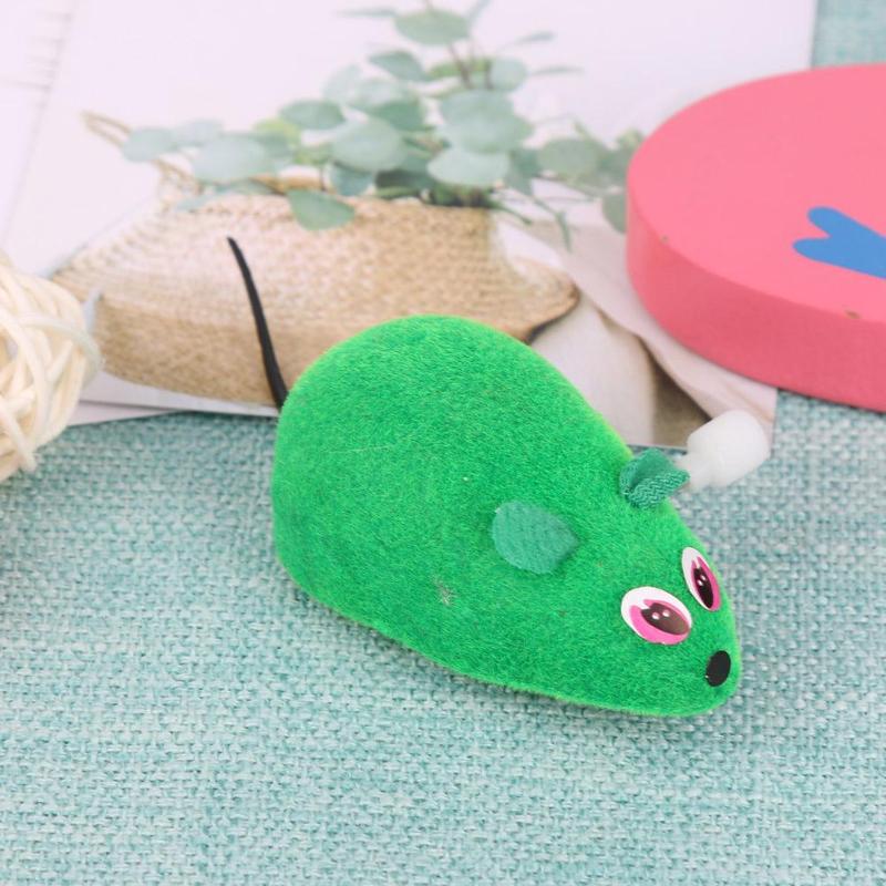 Funny Pet Cat Mice Mouse Rat Toy Clockwork Mouse Rats Toy for Cat Kitten Interactive Plush Mouse Playing Funny Toys Cat Products - ebowsos