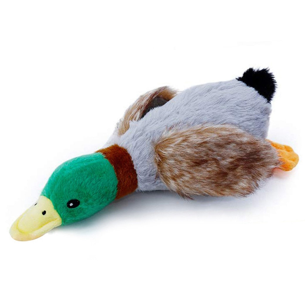 Funny Pet Chew Toy Creative Duck Shape Anti-Bite Pet Squeaky Toy Pet Play Toy For Dogs Cats Pet Supplies Cat Dog Favors-ebowsos