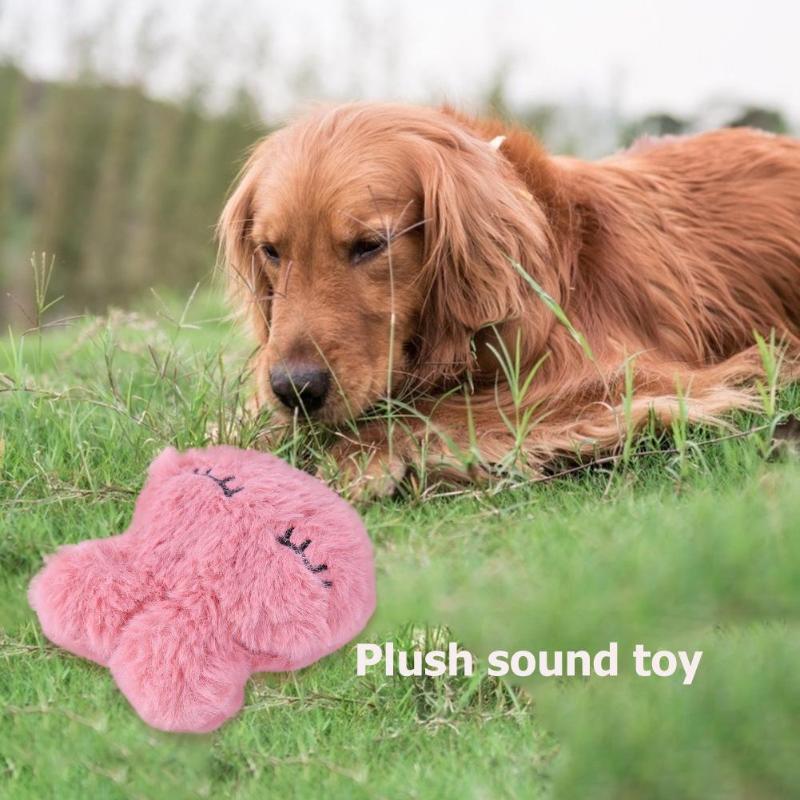 Funny Pet Dog Ideal Durability Squeaking Toys Plush Sound Toys Suitable for Puppy Sounds Soft Lovely and Enjoyable - ebowsos