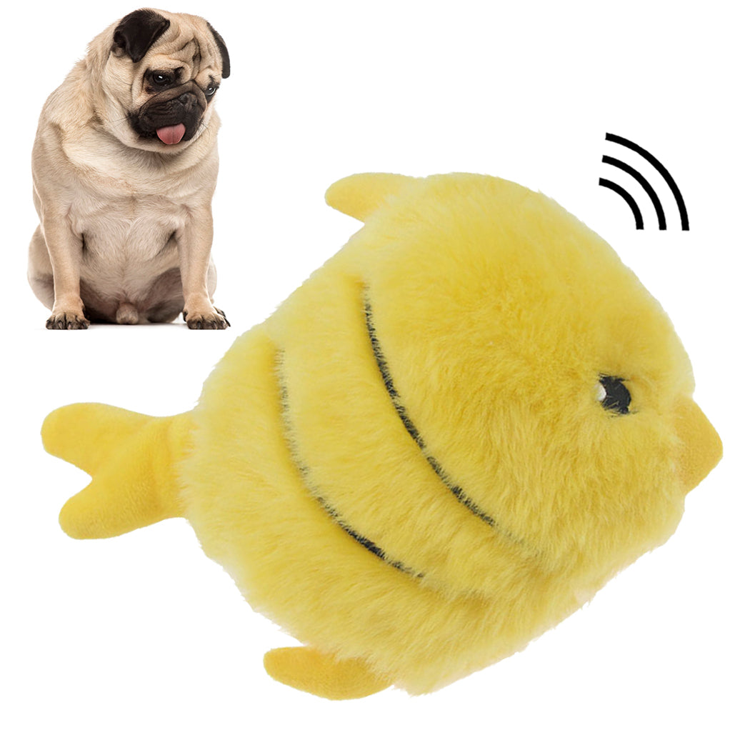 Funny Pet Plush Toy Creative Fish Shape Anti-Bite Pet Squeaky Toy Pet Dog Chew Toy For Dogs Cats Pet Supplies Cat Dog Favors-ebowsos