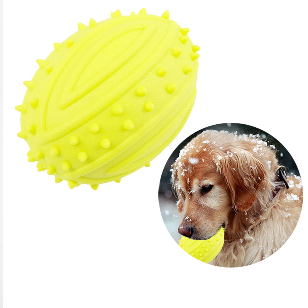 Funny Rubber Dog Toy With Thorn Bone Rubber Molar Teeth Pet Toy Dog Bite Resistant Molar Training Dog Toys For Small Dogs Cats-ebowsos