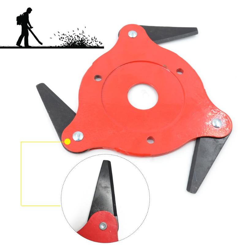 Garden Lawn Mower Blade Manganese Steel Grass Trimmer Brush Cutter Head High Hardness Sharper More Durable Easy to Install - ebowsos