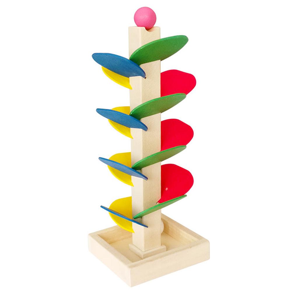 Genuine Building Blocks Tree Marble Ball Run Track Game Kid Wooden Toys Educational Baby Kids Toys Toy Brinquedos Drop Shipping-ebowsos
