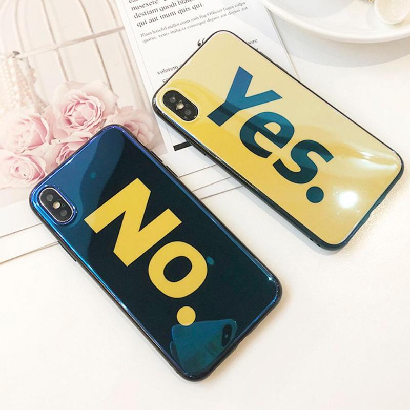 Glossy Blue Light Ray Case For iPhone X Fashion Cartoon Lovers Cases For iPhone X Stand Holder Phone Case TPU Cover - ebowsos