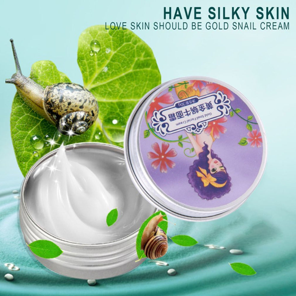Gold Snail Face Cream Moisturizing Whitening Anti-Aging Cream Face Care Anti-wrinkle Skin Care Facial Day Cream Top Sale - ebowsos