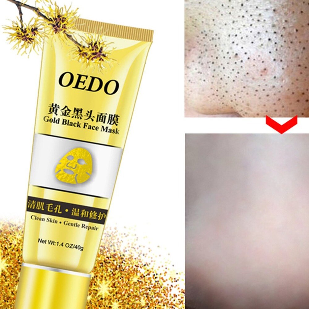 Golden Color Facial Mask Rejuvenating Anti-Aging Face Mask For Skin Reduces Fine Lines Clears Acne Minimizes Pores - ebowsos