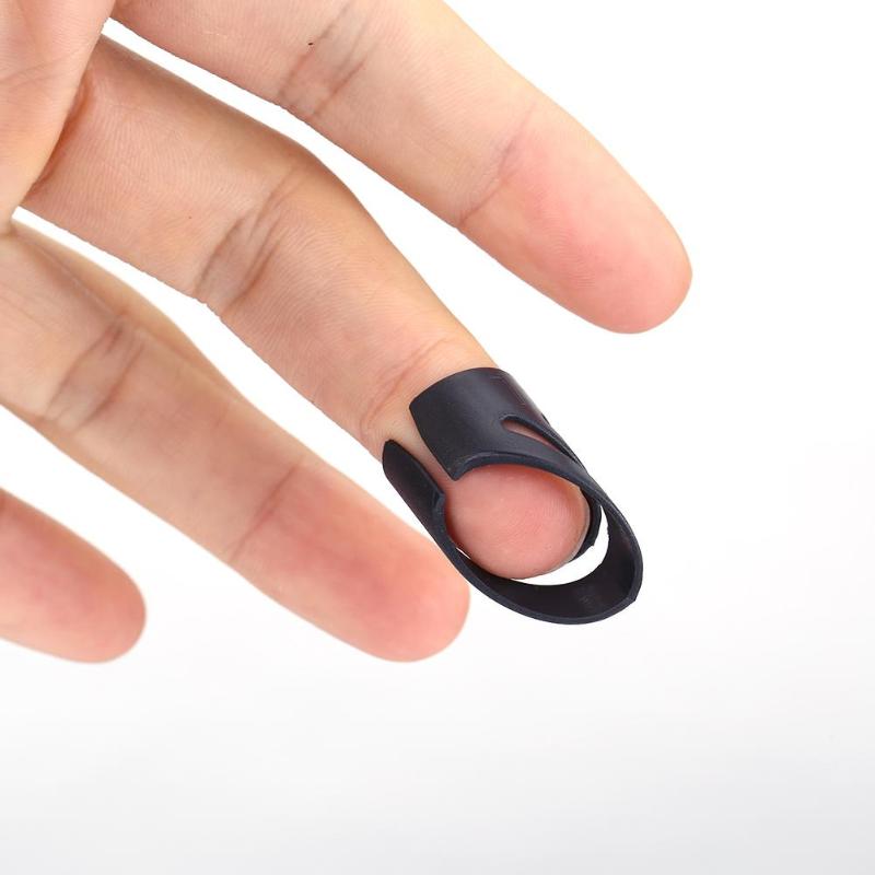 Guitar Ring Fingertip Guitar Accessory Folk Music Finger Protecting Sleeve-ebowsos